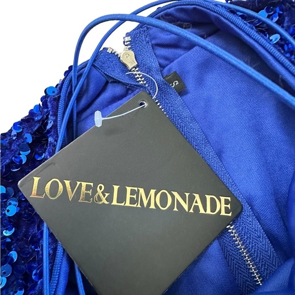 LOVE & LEMONADE Round Neck Strap Sleeveless Slim Fit Sequin Party Dress … - Picture 12 of 17